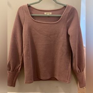 Madewell Sweater with Balloon Sleeves